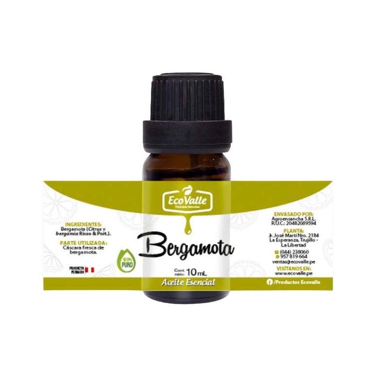 EcoValle - Aceite esencial de bergamota - 10 ml - BioCanastas